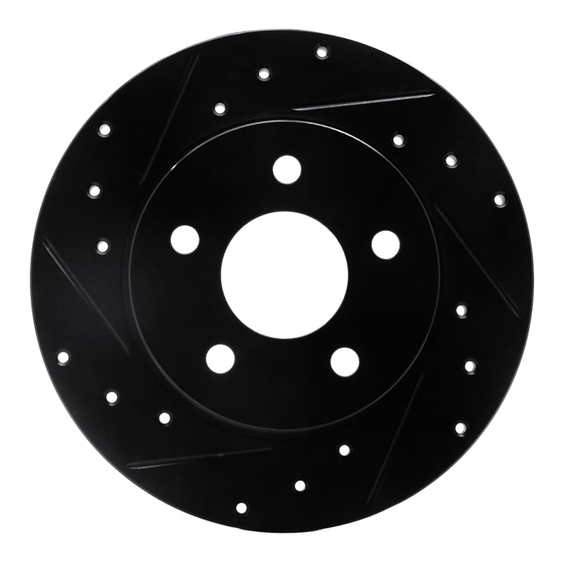 R1 Concepts — R1 04-12 Chevrolet Malibu Rear Left Drilled & Slotted Black Brake Rotor
R1 Brake Rotor Drill