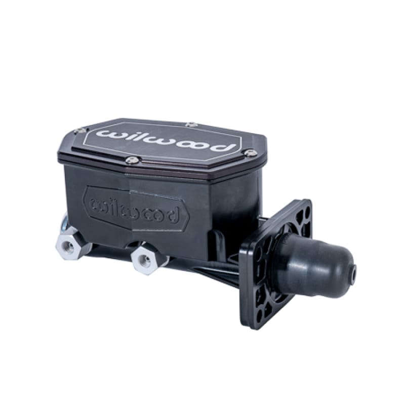 Wilwood — Wilwood Compact Tandem Master Cylinder w/ Mopar 4 Bolt Flange 1-1/8in Bore - Black