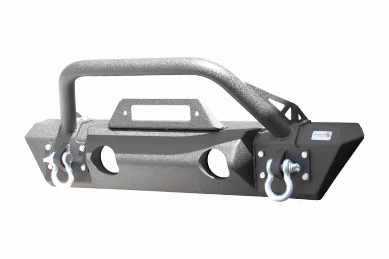 Fishbone Offroad — Fishbone Offroad 2018+ Jeep JL/Gladiator Wrangler JL/Gladiator Front Winch Bumper - Black Powdercoat