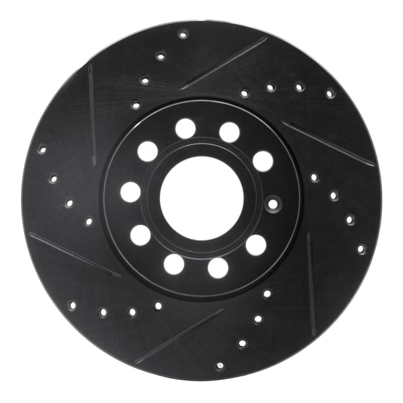 R1 Concepts — R1 05-25 Audi Q2 (Mexico) Front Left Drilled & Slotted Black Brake Rotor
R1 Brake Rotor Drill