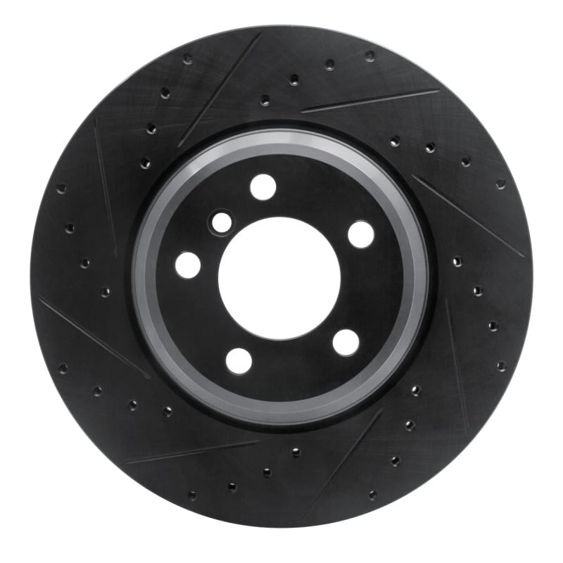 R1 Concepts — R1 02-08 BMW 745LI Front Left Drilled & Slotted Black Brake Rotor
R1 Brake Rotor Drill