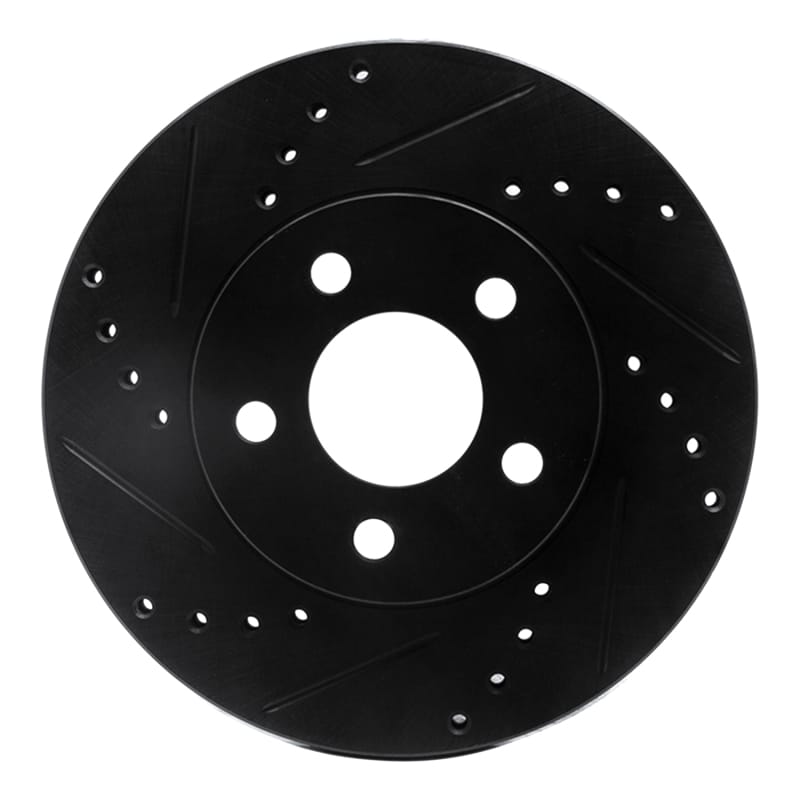 R1 Concepts — R1 00-05 Chrysler Neon Front Left Drilled & Slotted Black Brake Rotor
R1 Brake Rotor Drill