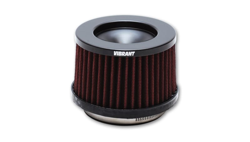 Vibrant — Vibrant The Classic Perf Air Filter 4.75in O.D. Cone x 3-5/8in Tall x 4in inlet I.D. Turbo Outlets
4"ID5"ODShortAirFltr
4"IDShortAirFilter
Air Filter