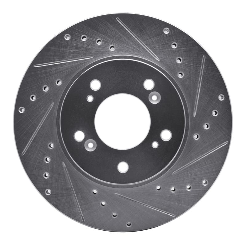 R1 Concepts — R1 91-01 Acura Integra Front Right Drilled & Slotted Silver Brake Rotor
R1 Brake Rotor Drill