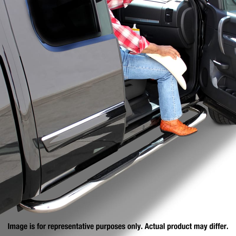 Go Rhino — Go Rhino 19-20 Ram 1500 4000 Series SideSteps - Cab Length - SS
3" Tubular Side Bars