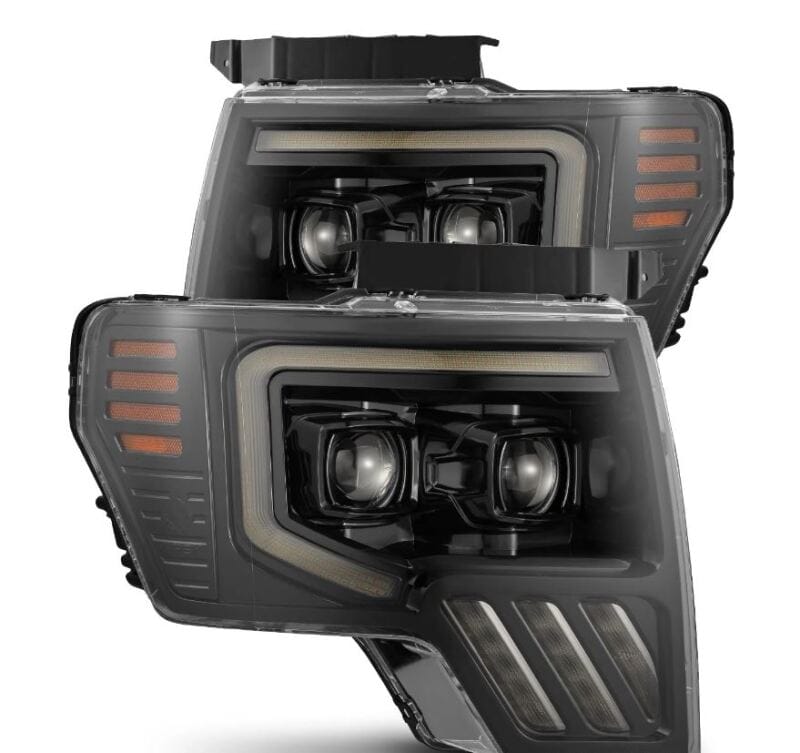 AlphaRex — AlphaRex 09-14 Ford F-150 PRO-Series Projector Headlights Black w/Activation Light Seq Signal SB DRL
Projector Headlights