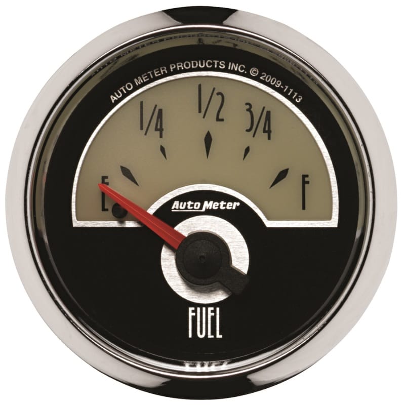 AutoMeter — AutoMeter Gauge Fuel Level 2-1/16in. 0 Ohm(e) to 90 Ohm(f) Elec Cruiser
GA 2" FUEL 0-90 CRUS