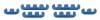 Moroso — Moroso Spark Plug Wire Separator Kit - 11mm - Blue