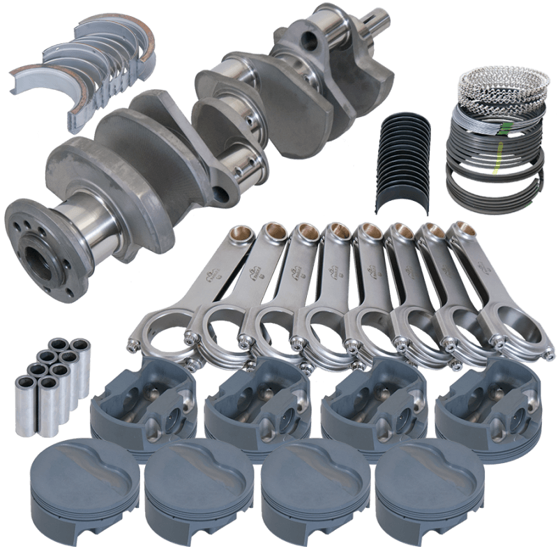 Eagle — Eagle Pontiac 455 4.500in Crank 6.800in H-Beam -6cc Flat Top 4.185in Pistons Rotating Assembly
Competition Assembly