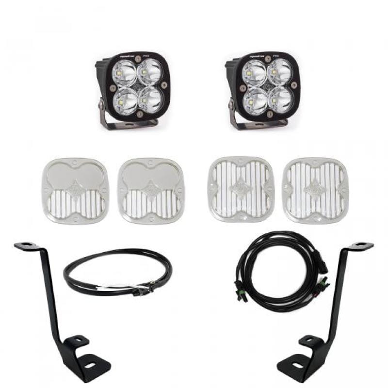 Baja Designs — Baja Designs 2021+ Ford F150 A Pillar Kit Squadron Pro Spot with Upfitter