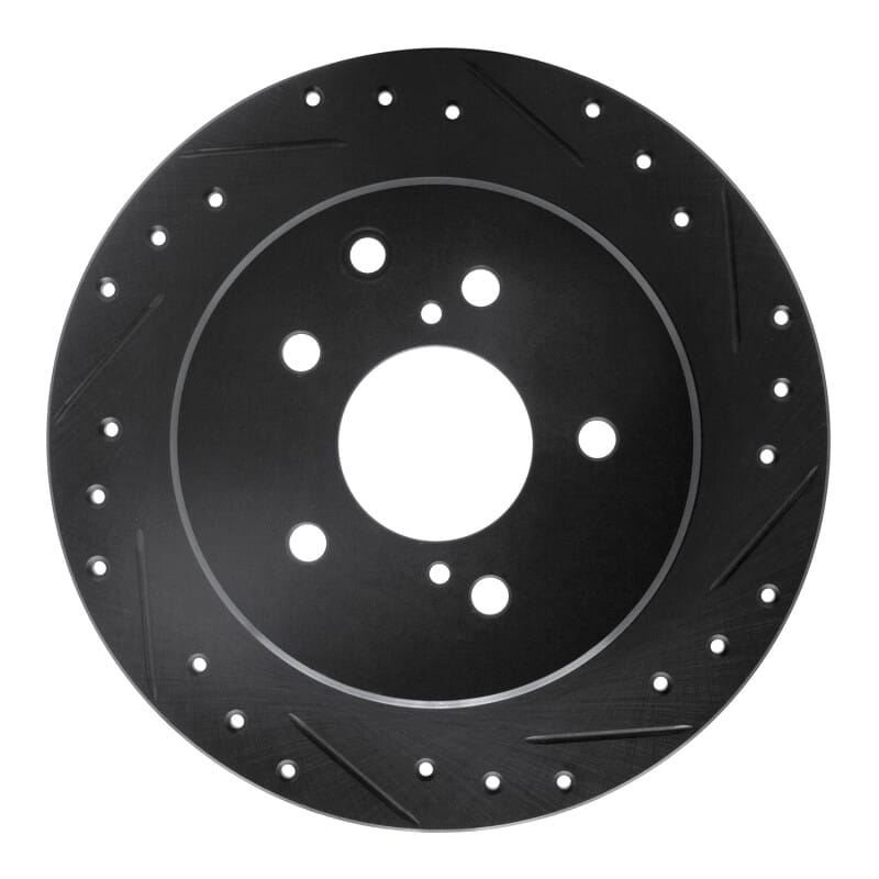 R1 Concepts — R1 90-96 Infiniti Q45 Rear Right Drilled & Slotted Black Brake Rotor
R1 Brake Rotor Drill