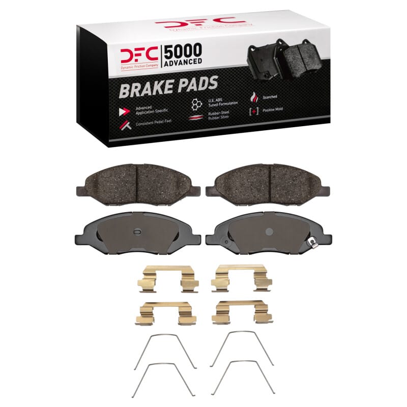 DFC — DFC 07-17 Nissan Tiida (Mexico) Front 5000 Advanced Ceramic Brake Pads and Hardware Kit
DFC Brake Pad Set
