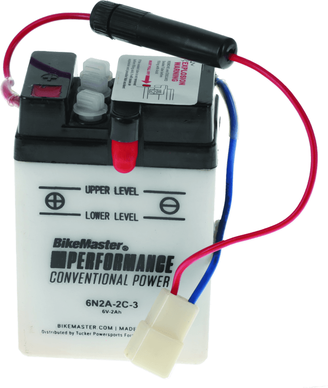 BikeMaster — 6N2A-2C-3 Battery, 20 CCA