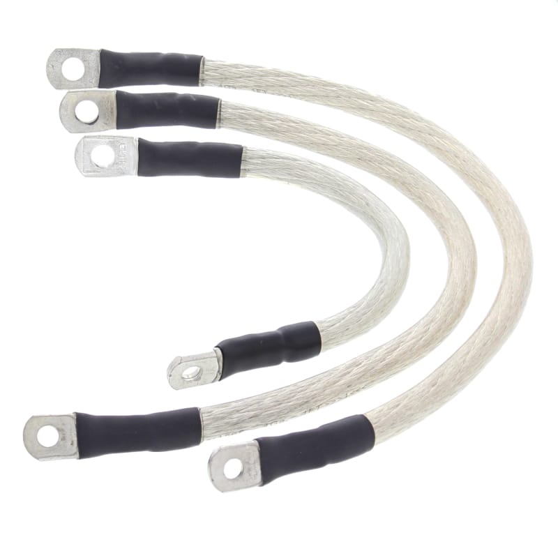 All Balls Racing — All Balls Racing 04-06 Harley-Davidson FXD Super Glide Battery Cable Kit Clear
