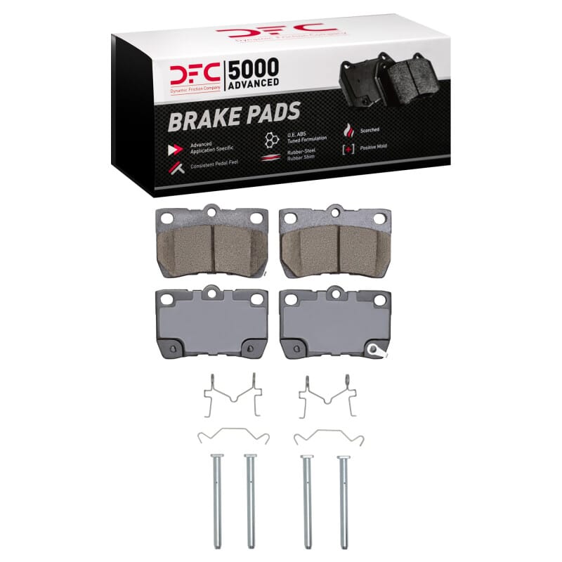 DFC — DFC 06-13 Lexus GS350 Rear 5000 Advanced Ceramic Brake Pads and Hardware Kit
DFC Brake Pad Set