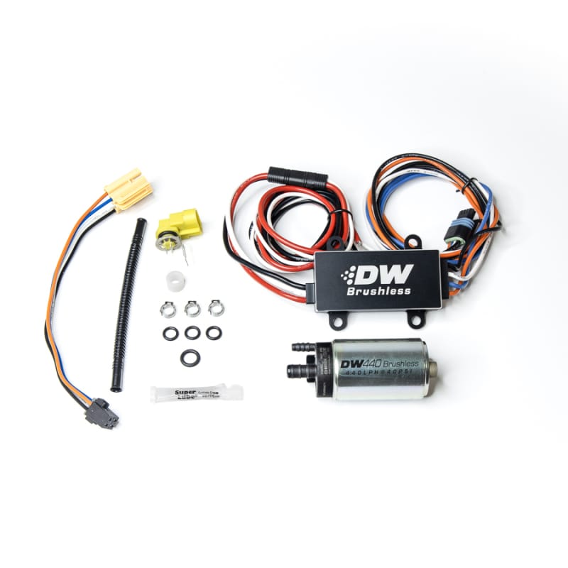 DeatschWerks — DeatschWerks 16+ Chevy Camaro 440lph In-Tank Brushless Fuel Pump w/9-0902 Instl kit/C102 Controller
Fuel Pumps