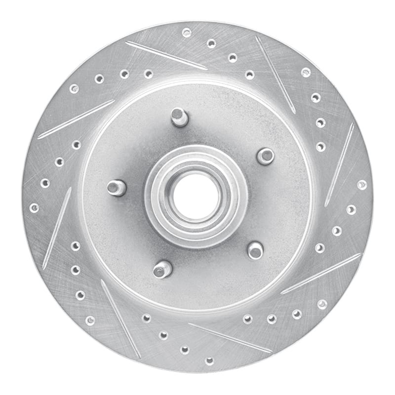 R1 Concepts — R1 97-00 Ford F-150 RWD Front Right Drilled & Slotted Silver Brake Rotor
R1 Brake Rotor Drill