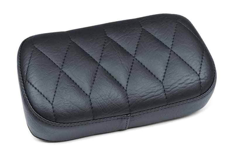 Mustang Motorcycle — Mustang 14-21 Indian Chieftain,Chief,Dk Horse,Rdmaster,Vintage Passenger Backrest w/Stitch - Black