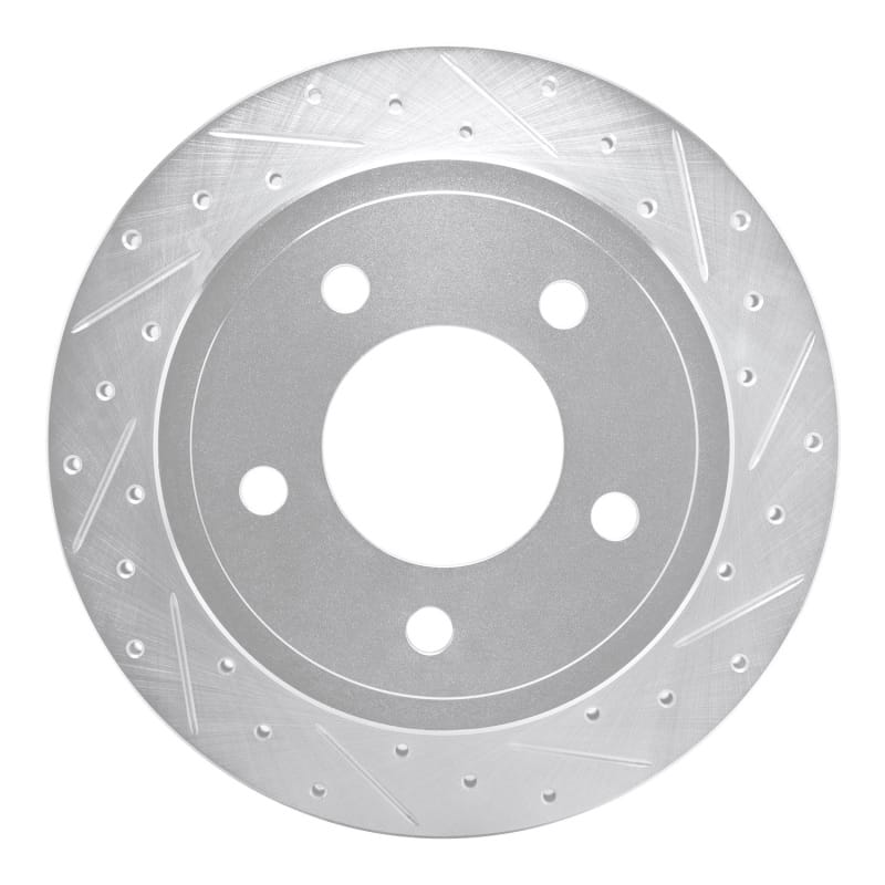 R1 Concepts — R1 03-03 Dodge Ram 1500 Van Rear Right Drilled & Slotted Silver Brake Rotor
R1 Brake Rotor Drill