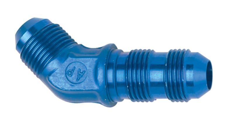 Fragola — Fragola -16AN x 45 Degree Bulkhead - Blue