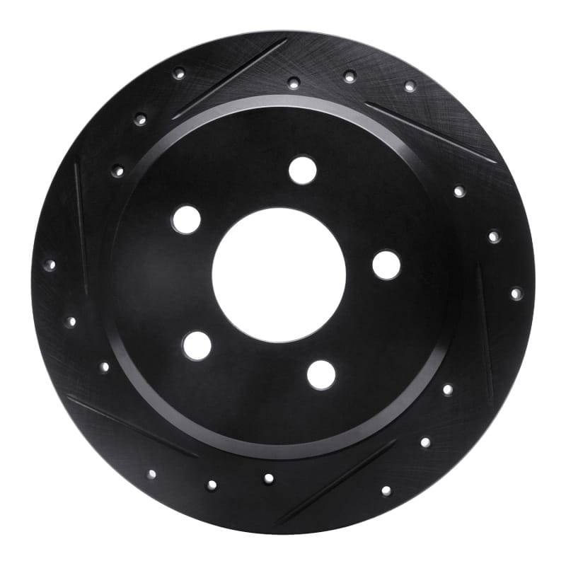 R1 Concepts — R1 96-02 Ford Crown Victoria Rear Left Drilled & Slotted Black Brake Rotor
R1 Brake Rotor Drill