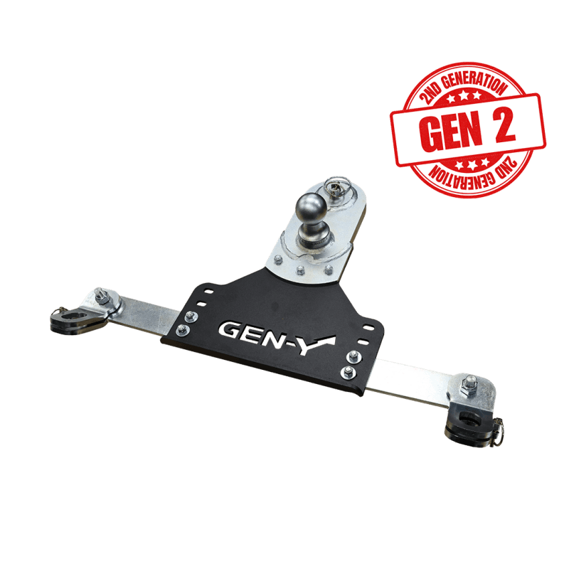 GEN-Y Hitch — Gen-Y 18-19 GM Short/Long Bed GoosePuck II 5in Offset Ball Puck Mount 25K TW w/Safety Chain Anchors
Gooseneck Hitch