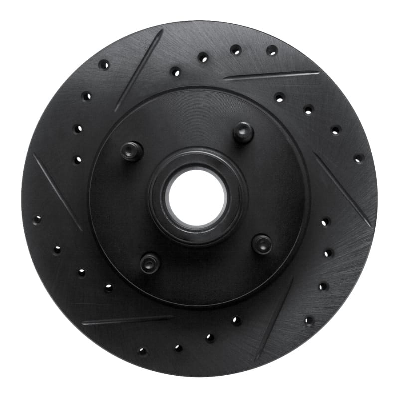 R1 Concepts — R1 78-93 Ford Fairmont Front Left Drilled & Slotted Black Brake Rotor
R1 Brake Rotor Drill