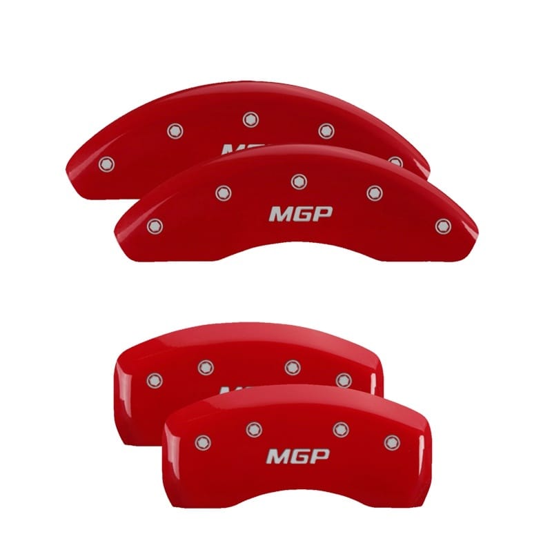MGP — MGP 4 Caliper Covers Engraved Front & Rear MGP Red Finish Silver Characters for 19-20 Toyota Camry
Caliper Covers