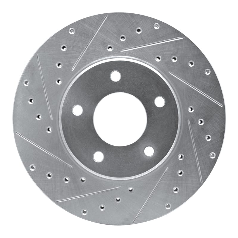 R1 Concepts — R1 97-03 Jaguar XJ8 Front Left Drilled & Slotted Silver Brake Rotor
R1 Brake Rotor Drill