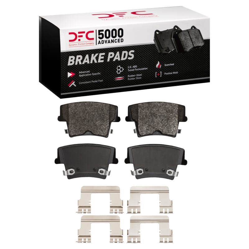 DFC — DFC 05-18 Chrysler 300 Rear 5000 Advanced Semi Metallic Brake Pads and Hardware Kit
DFC Brake Pad Set