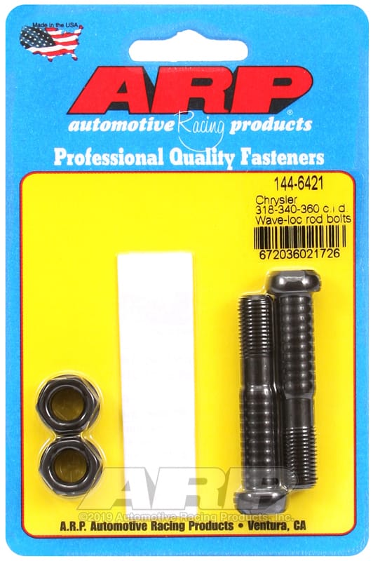 ARP — ARP Chrysler 318-340-360 c.i.d., wave-loc rod bolts