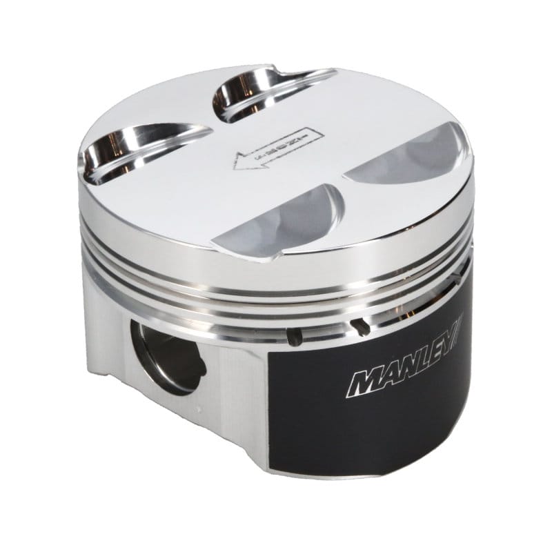 Manley Performance — Manley 16+ Nissan VR30DDTT 86mm Bore 10:1 CR -3.5cc Dome Flat Top E/D Piston w/ Rings (SINGLE)
Piston