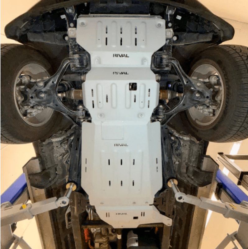 Rival 4x4 — Rival Full Set 2015+ Ford F150 Powerboost RIVAL Aluminum Skid Plates