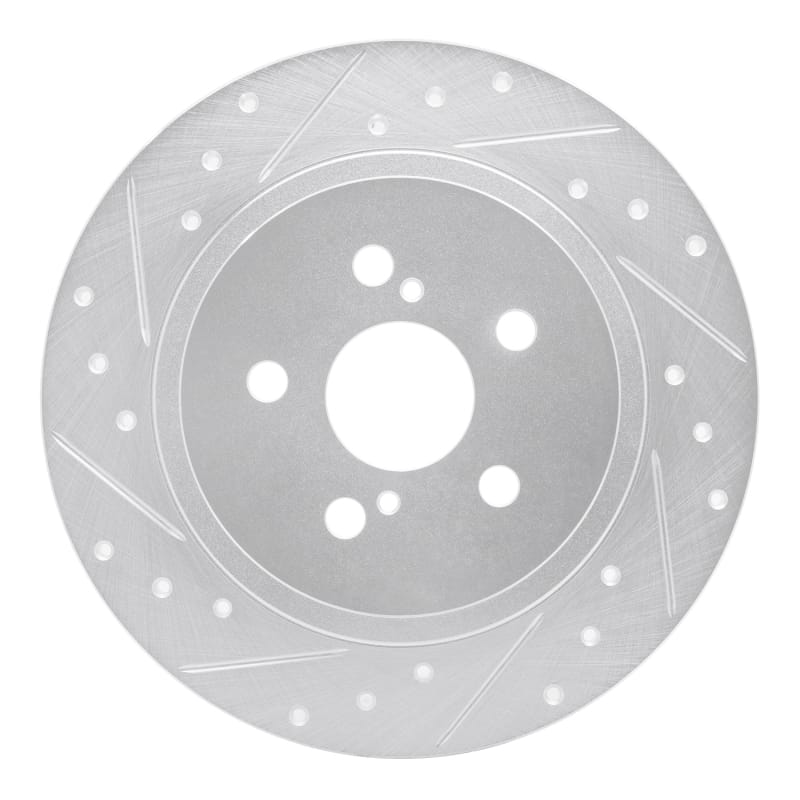 R1 Concepts — R1 11-17 Lexus CT200H Rear Left Drilled & Slotted Silver Brake Rotor
R1 Brake Rotor Drill