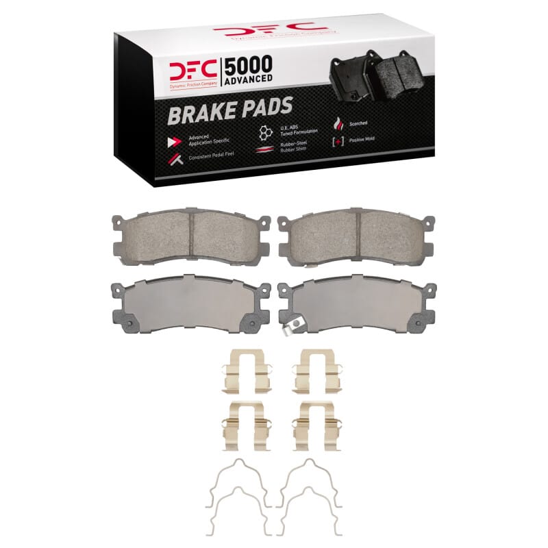 DFC — DFC 88-91 Mazda 929 Rear 5000 Advanced Ceramic Brake Pads and Hardware Kit
DFC Brake Pad Set