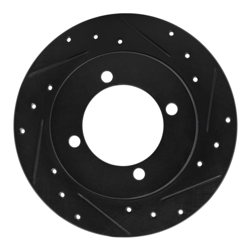 R1 Concepts — R1 94-96 Hyundai Elantra Rear Right Drilled & Slotted Black Brake Rotor
R1 Brake Rotor Drill