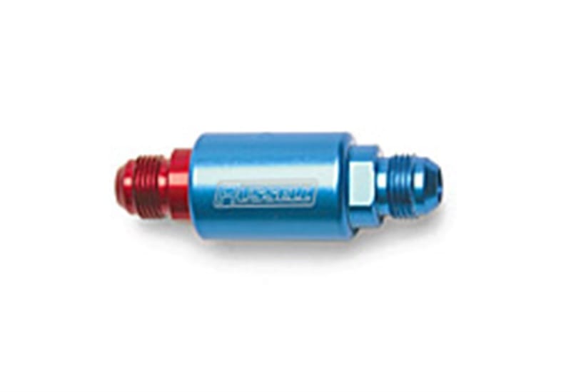 Russell — Russell Performance Red/Blue Anodized (3-1/4in Length 1-1/4in dia. -8 male inlet/outlet)