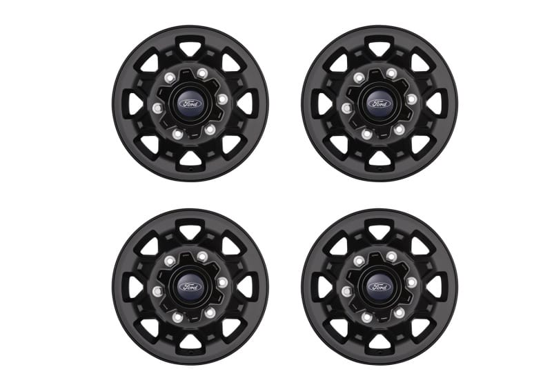 Ford Racing — Ford Racing 22-24 Transit 16in Matte Black Wheel Kit