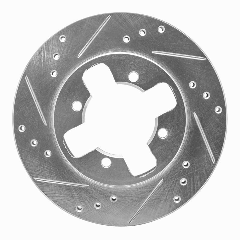 R1 Concepts — R1 1984-1986 Nissan 300ZX Front Left Drilled & Slotted Silver Brake Rotor
R1 Brake Rotor Drill