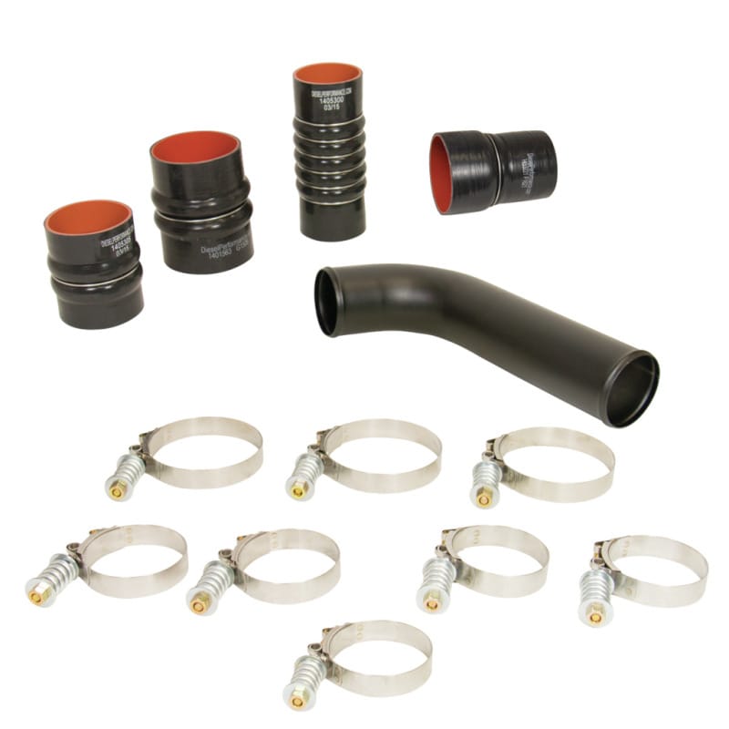 BD Diesel — BD Diesel Intercooler Hose/Clamp Kit - Dodge 2007.5-2009 6.7L
HOSE & CLAMP KIT
TChrgrIcoolerHs