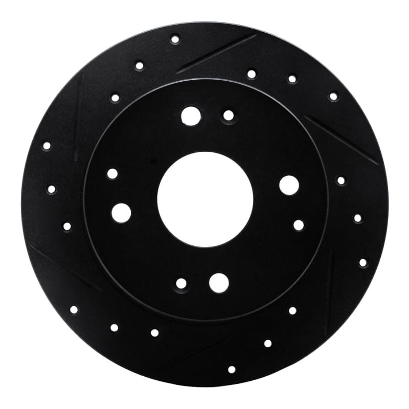 R1 Concepts — R1 95-98 Acura TL Rear Left Drilled & Slotted Black Brake Rotor
R1 Brake Rotor Drill