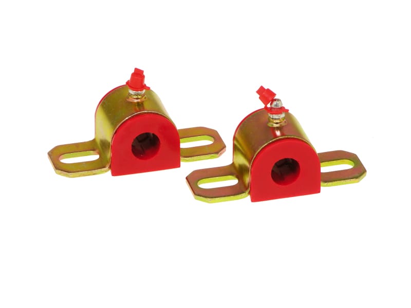 Prothane — Prothane Universal Greasable Sway Bar Bushings - 16MM - Type A Bracket - Red
SWAY BAR BUSHINGS