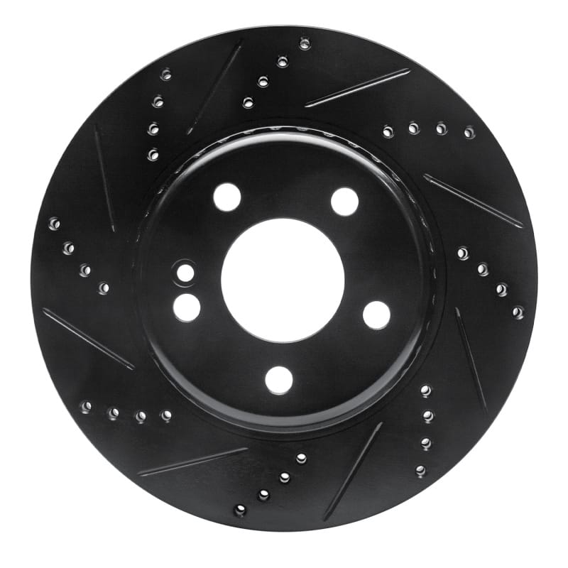 R1 Concepts — R1 15-23 Mercedes-Benz E300 Rear Left Drilled & Slotted Black Brake Rotor
R1 Brake Rotor Drill