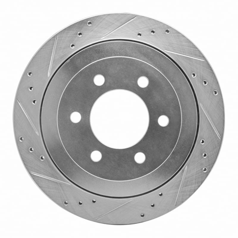R1 Concepts — R1 07-17 Ford Expedition Rear Left Drilled & Slotted Silver Brake Rotor
R1 Brake Rotor Drill