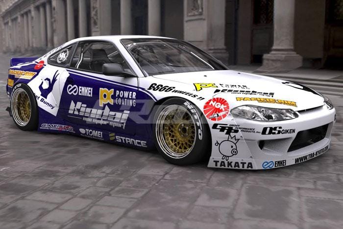 GReddy — GReddy X Rocket Bunny S15 Rear Fenders for 1999-2002 Nissan Silvia