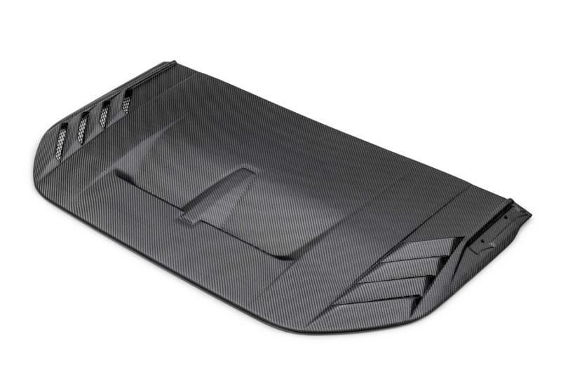 Ford Racing — Ford Racing 22-24 Ford Bronco Raptor Carbon Fiber Hood Vent - Matte Finish