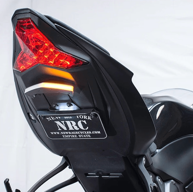 New Rage Cycles — New Rage Cycles 19+ Kawasaki ZX-6R Fender Eliminator Kit Tucked w/Load EQ