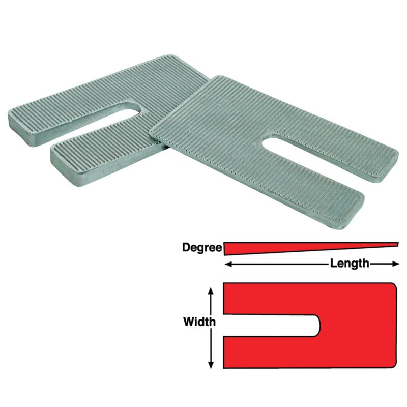 SPC Performance — SPC Performance ZINC SHIMS 3.5x6.25x3.5 deg.
AXLE SHIM SET
AXLE SHIM SE
