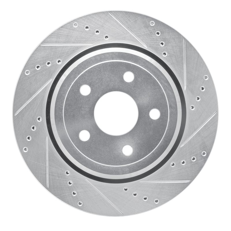 R1 Concepts — R1 12-25 Dodge Durango Rear Right Drilled & Slotted Silver Brake Rotor
R1 Brake Rotor Drill