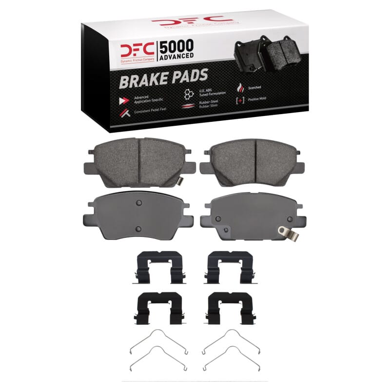 DFC — DFC 16-23 Chevrolet Bolt EV Front 5000 Advanced Ceramic Brake Pads and Hardware Kit
DFC Brake Pad Set
